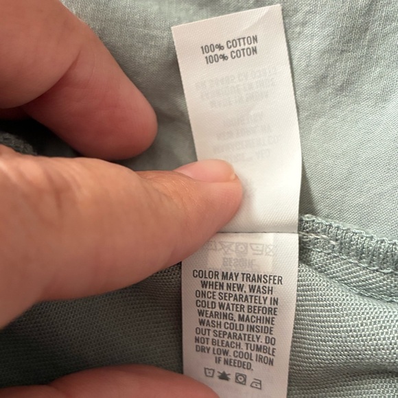 Aerie Women's Werk Play Twill Pain Splatter Green Overalls XS - Picture 14 of 16